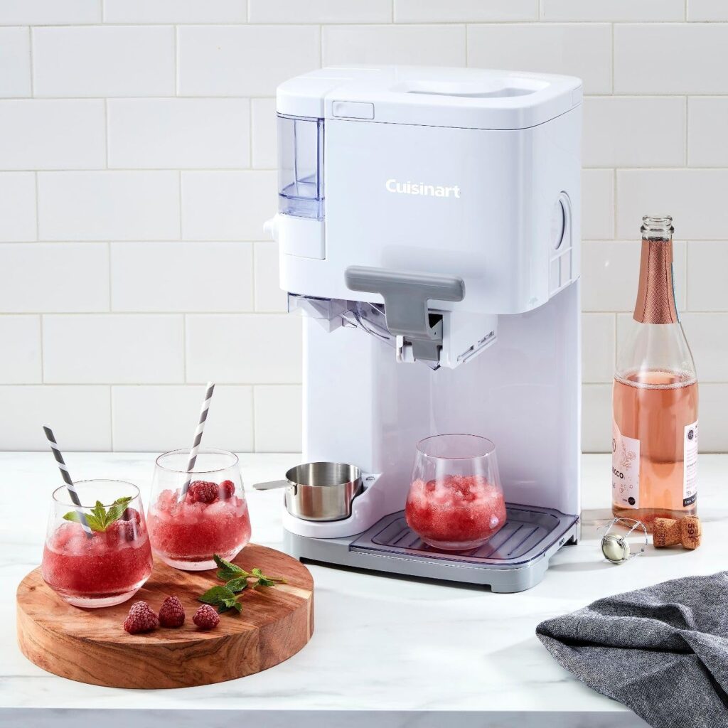 Cuisinart Soft Serve Ice Cream Machine- Mix It In Ice Cream Maker for Frozen Yogurt, Sorbet, Gelato, Drinks 1.5 Quart, White, ICE-48