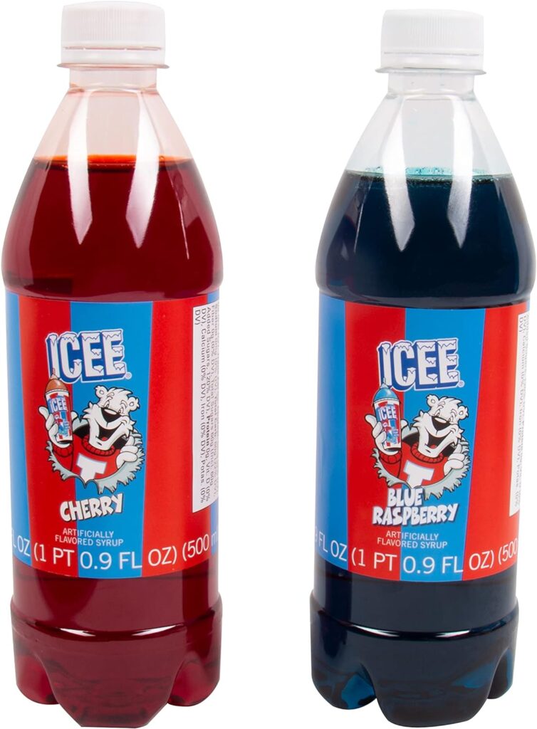 ICEE Slushie Machine Bundle. Genuine ICEE Home Countertop Slushie Maker, ICEE Syrup 2-Pack  20 ICEE Paper Cups  Straws.